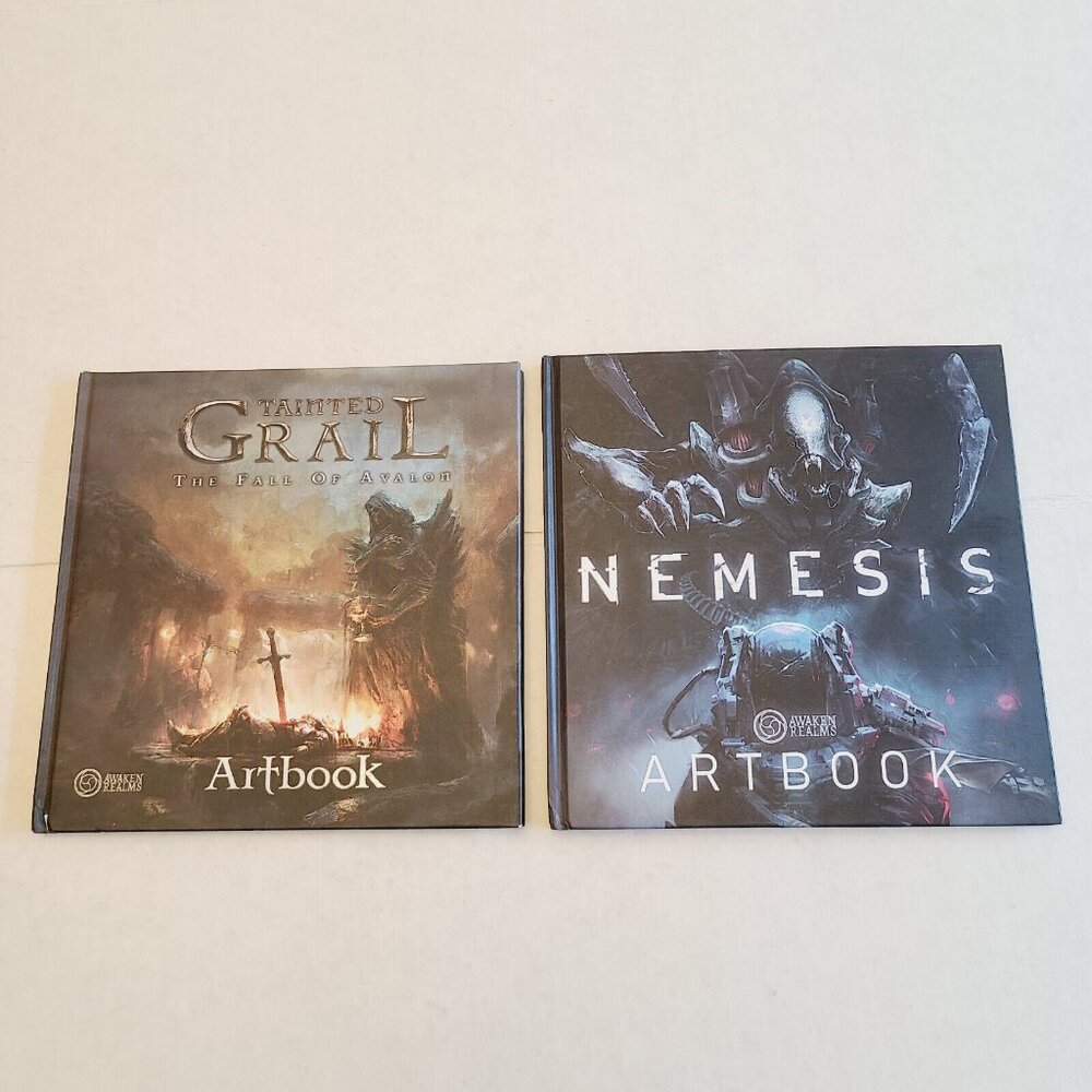 Awaken Realms Art Books NEMESIS & Tainted Grail 2 Books